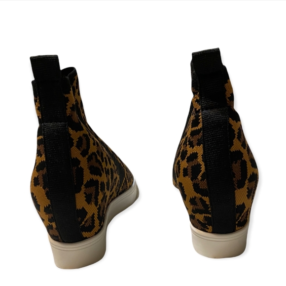 Mia Leopard Wedge Sneakers - Picture 4 of 7
